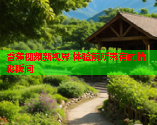 香蕉视频新视界 体验前所未有的精彩瞬间