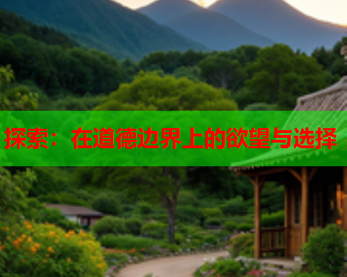 探索：在道德边界上的欲望与选择  第2张